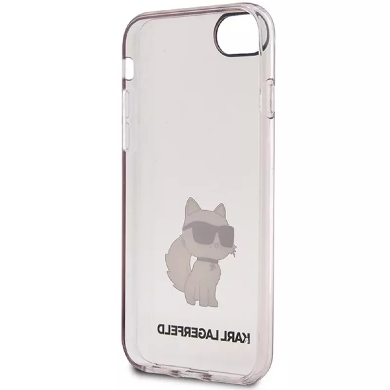 Karl Lagerfeld KLHCI8HNCHTCP Ikonik Choupette Hard Case für iPhone 7/8/SE 2020/SE 2022, Pink