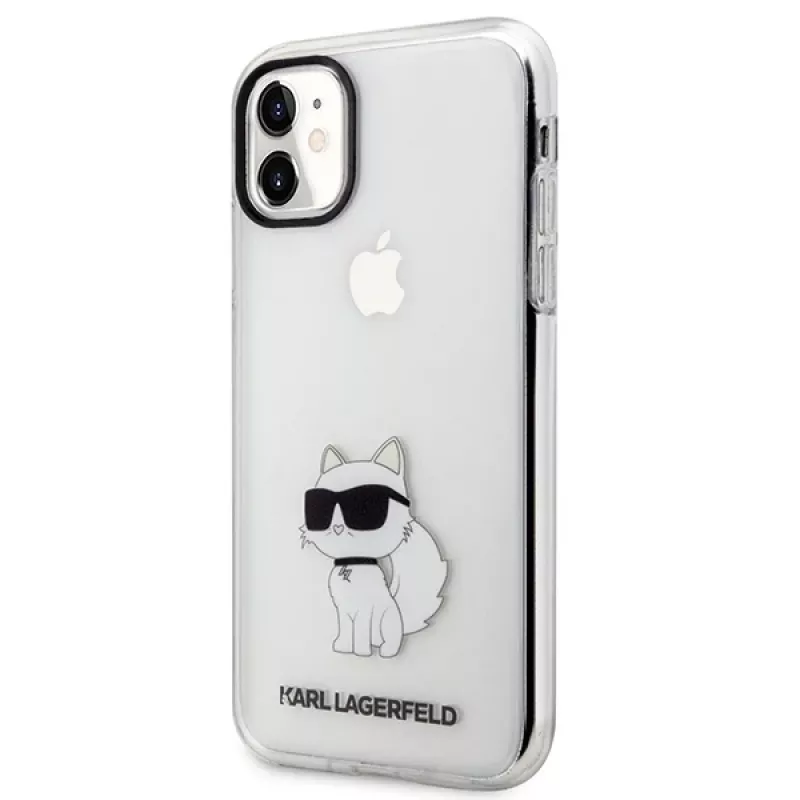 Karl Lagerfeld Ikonik Choupette Hard Case für Apple iPhone 11 / XR 6,1 inch Transparent