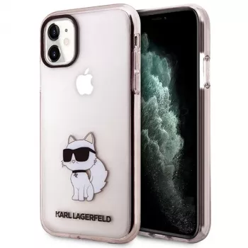 Karl Lagerfeld Ikonik Choupette Hard Case für iPhone 11 / XR 6,1 inch - Pink