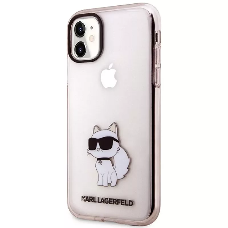Karl Lagerfeld Ikonik Choupette Hard Case für iPhone 11 / XR 6,1 inch - Pink