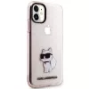 Karl Lagerfeld Ikonik Choupette Hard Case für iPhone 11 / XR 6,1 inch - Pink