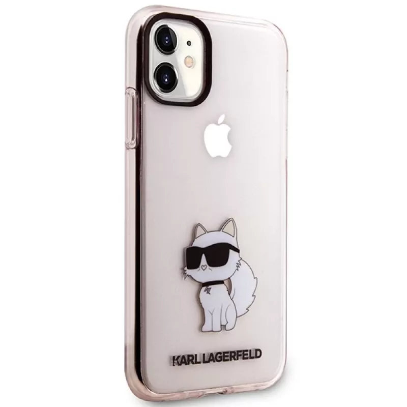 Karl Lagerfeld Ikonik Choupette Hard Case für iPhone 11 / XR 6,1 inch - Pink