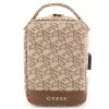 Guess GUHBHGCFSEW Organizer Bag Braun GCube Stripe