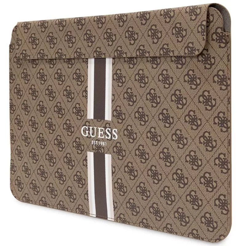 Guess Sleeve GUCS16P4RPSW 16 Zoll Braun 4G Printed Stripes