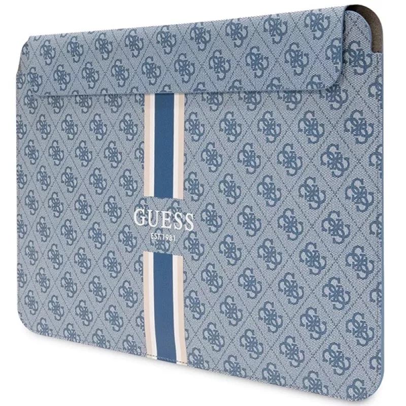 Guess Sleeve GUCS14P4RPSB 14 Zoll Blau 4G Printed Stripes Laptop-Hülle