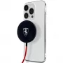 Ferrari FECBMSMENK 15W MagSafe Wireless Charging Pad - Schwarz