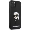 Karl Lagerfeld KLHCP14M3DRKINK Hardcase Rubber Ikonik 3D für iPhone 14 Plus / 15 Plus 6.7 Schwarz