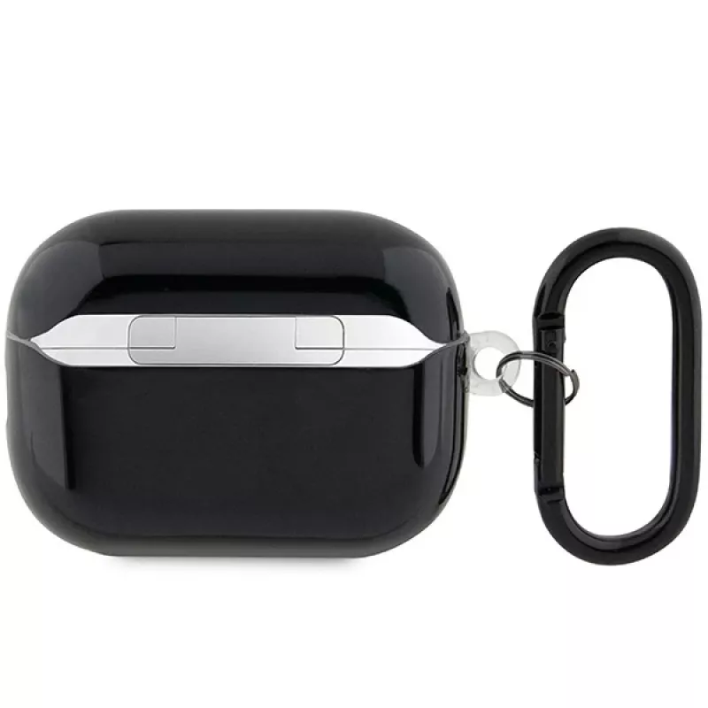 BMW AirPods Pro 2nd Generation Schutzhülle Schwarz mit M-Stripe Design