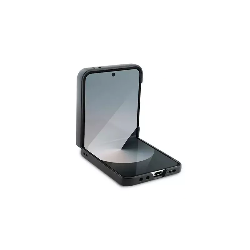 BMW Hardcase Carbon Blue Line für Samsung Galaxy Z Flip6 / Z Flip7 FE - Schwarz
