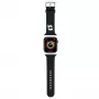 Karl Lagerfeld 3D Rubber Karl Head Armband für Apple Watch 38/40/41mm Schwarz
