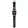 Karl Lagerfeld 3D Rubber Karl Head Watch Strap für Apple Watch 42/44/45/49mm Schwarz
