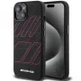 AMG AMHMP15S23SSPK Hardcase Silikon Großes Rautenmuster MagSafe für iPhone 15/14/13 6.1 Schwarz