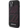 AMG AMHMP15M23SSPK Hardcase Silikon Großes Rautenmuster MagSafe für iPhone 15 Plus / 14 Plus 6.7 Schwarz