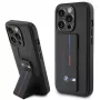 BMW Hardcase Grip Hot Stamp für iPhone 15 Pro 6,1 inch Schwarz
