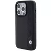 BMW BMHCP15X22RBDK Hardcase Leder Blue Dots für iPhone 15 Pro Max 6,7 Zoll Schwarz