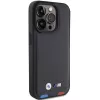 BMW Leather Stamp Tricolor Case für iPhone 15 Pro 6,1 inch Schwarz