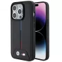BMW BMHCP15L22PVTK iPhone 15 Pro 6,1 inch Black Hardcase Quilted Tricolor