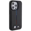 BMW BMHCP15L22PVTK iPhone 15 Pro 6,1 inch Black Hardcase Quilted Tricolor