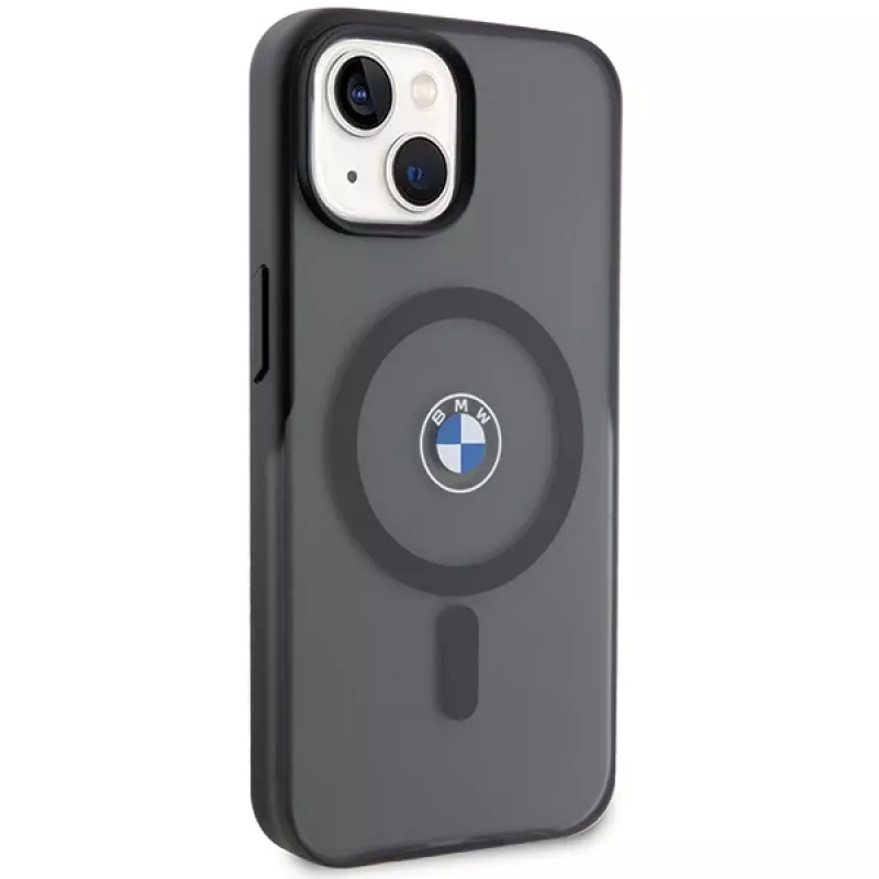 BMW BMHMP15MDSLK iPhone 15 Plus / 14 Plus 6,7 inch Black Hardcase IML Signature MagSafe