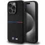BMW M Silicone Pattern MagSafe Hard Case für Apple iPhone 15 Pro 6,1 inch - Schwarz