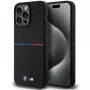 BMW M Silicone Pattern MagSafe Hard Case für iPhone 15 Pro Max 6,7 inch Schwarz