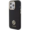 Guess GUHCP15LM4DGPK iPhone 15 Pro 6.1 Black Hardcase Silicone Logo Strass 4G