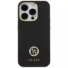 Guess GUHCP15LM4DGPK iPhone 15 Pro 6.1 Black Hardcase Silicone Logo Strass 4G