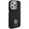 Guess GUHCP15XM4DGPK Hardcase Silicone Logo Strass 4G Back Cover für Apple iPhone 15 Pro Max 6,7 Zoll Schwarz