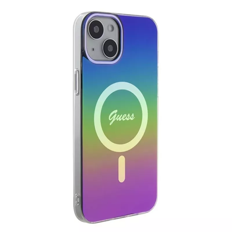 Guess IML Iridescent MagSafe Case für iPhone 15 (Iridescent)