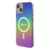 Guess IML Iridescent MagSafe Back Cover für Apple iPhone 15 Plus, Multi-color