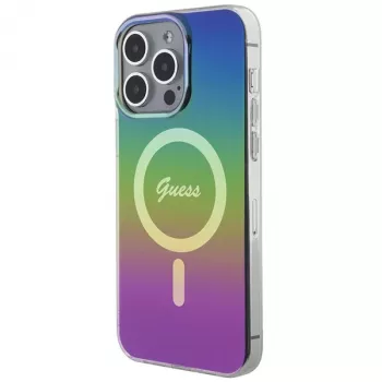 Guess IML Iridescent MagSafe Case für iPhone 15 Pro Max (Bunt)