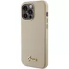 Guess Glitter Glossy Script Hard Case für iPhone 15 Pro 6,1 inch Light Gold
