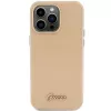 Guess Glitter Glossy Script Hard Case für iPhone 15 Pro 6,1 inch Light Gold