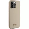 Guess GUHCP15XPGMCSD Glitter Glossy Script Hard Case für Apple iPhone 15 Pro Max 6,7 inch Light Gold