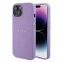 Guess GUHMP15MPSAHMCU Saffiano MagSafe Hard Case für iPhone 15 Plus / 14 Plus 6,7 inch - Lila