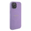Guess GUHMP15MPSAHMCU Saffiano MagSafe Hard Case für iPhone 15 Plus / 14 Plus 6,7 inch - Lila