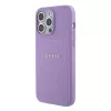 Guess GUHMP15LPSAHMCU Saffiano MagSafe Hard Case für Apple iPhone 15 Pro 6,1 inch - Lila