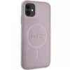 Guess GUHMN61PSAHMCP Hardcase Saffiano MagSafe für iPhone 11 / Xr 6.1 Pink