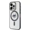 Karl Lagerfeld KLHMP15LHCHNOTK iPhone 15 Pro 6,1 inch Transparente Hartschale IML Choupette Head MagSafe