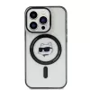 Karl Lagerfeld KLHMP15LHCHNOTK iPhone 15 Pro 6,1 inch Transparente Hartschale IML Choupette Head MagSafe