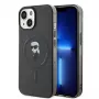 Karl Lagerfeld Ikonik Hardcase MagSafe für iPhone 13/14/15 6,1 inch Schwarz