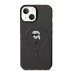 Karl Lagerfeld Ikonik Hardcase MagSafe für iPhone 13/14/15 6,1 inch Schwarz