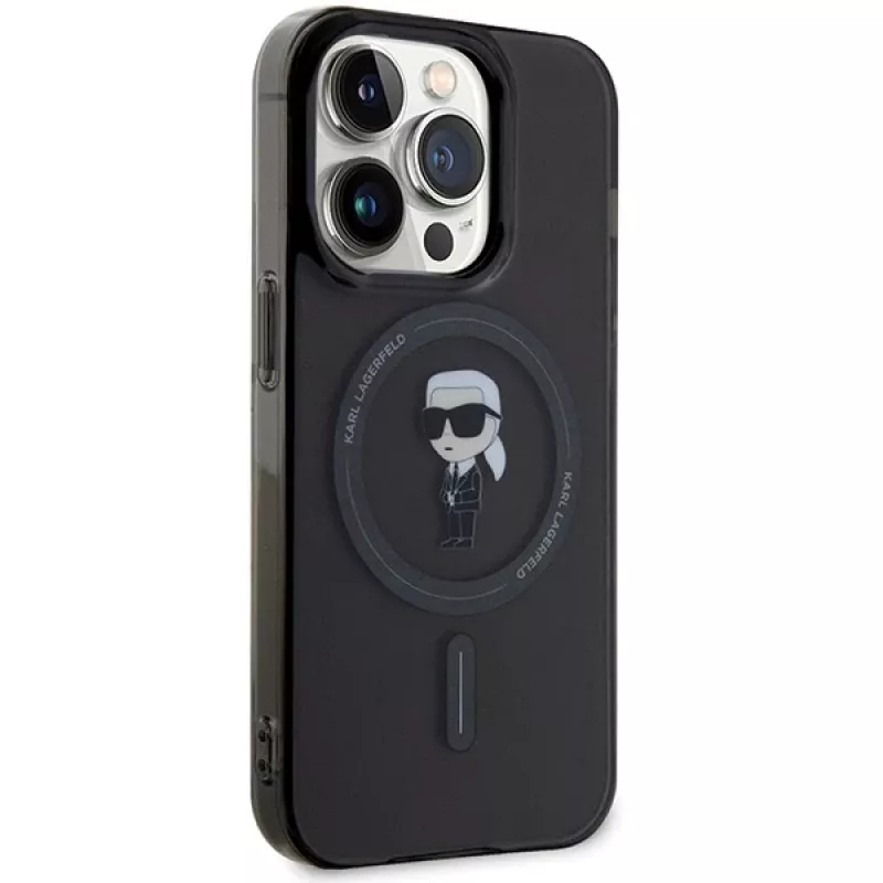 Karl Lagerfeld Ikonik MagSafe Hardcase für iPhone 14 Pro 6,1 inch Schwarz