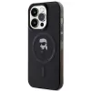 Karl Lagerfeld MagSafe IML Ikonik Case für iPhone 15 Pro Schwarz