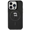 Karl Lagerfeld MagSafe IML Ikonik Case für iPhone 15 Pro Schwarz