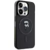 Karl Lagerfeld MagSafe IML Ikonik Case für iPhone 15 Pro Schwarz