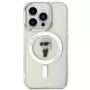 Karl Lagerfeld MagSafe IML Ikonik Case für iPhone 15 Pro Transparent