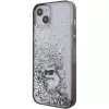 Karl Lagerfeld KLHCP15MLKCNSK iPhone 15 Plus / 14 Plus 6,7 inch Transparente Hartschale Liquid Glitter Choupette