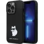 Karl Lagerfeld KLHCP13LSMHCNPK iPhone 13 Pro / 13 6.1 Black Hardcase Silicone C Metal Pin