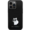 Karl Lagerfeld KLHCP14XSMHCNPK Hardcase Silicone C Metal Pin für iPhone 14 Pro Max 6.7 Schwarz